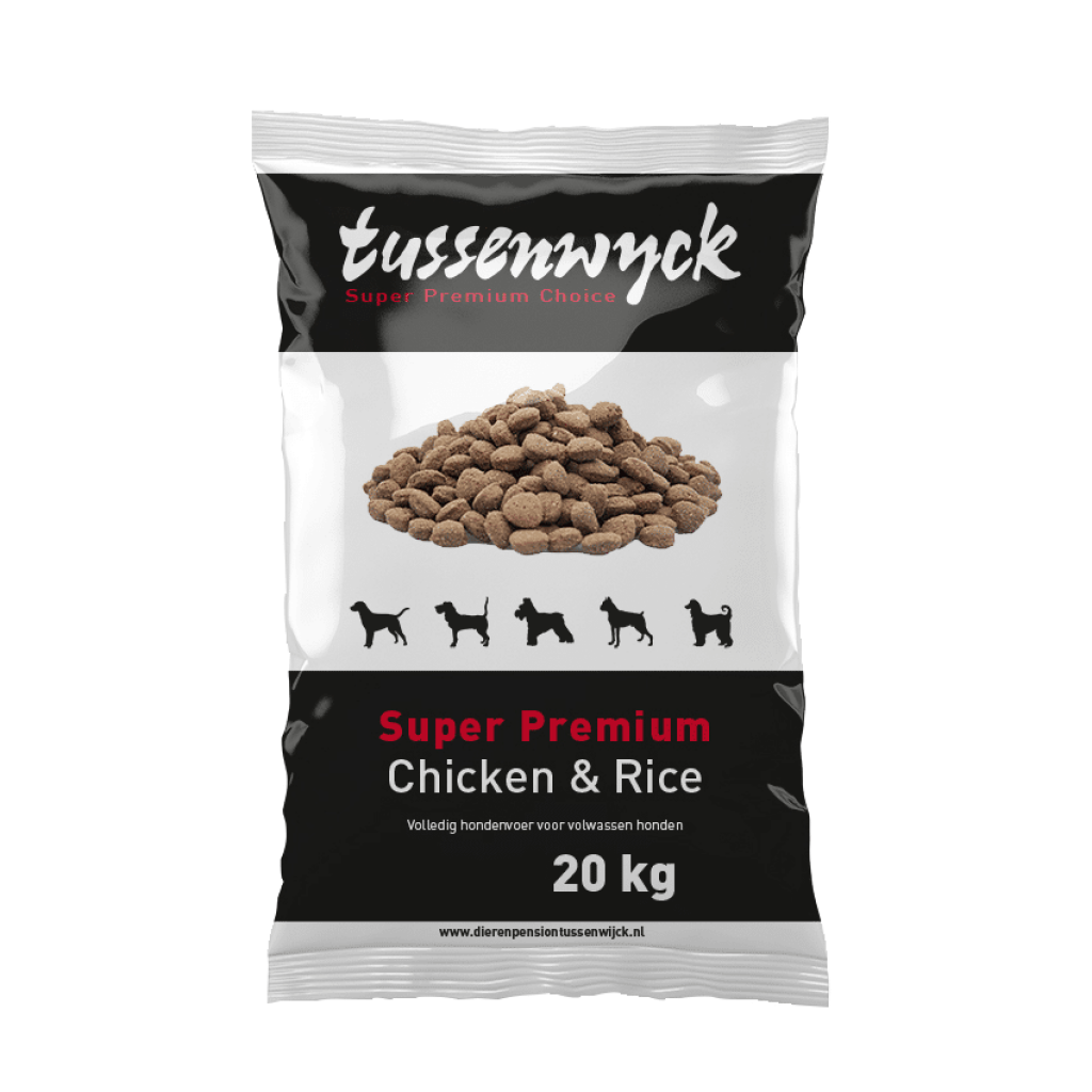 Super Premium Chicken & Rice Dierenpension Tussenwijck
